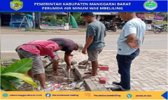 Pengerjaan Jaringan Air Wilayah Marombok